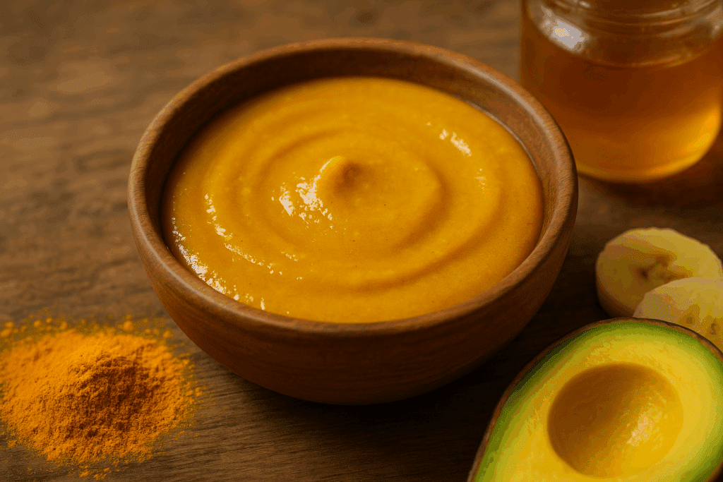 Masque curcuma miel