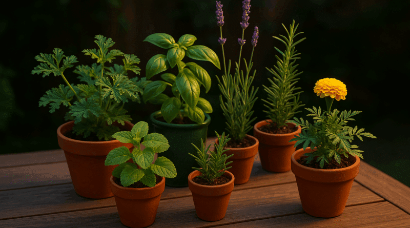 Plantes répulsives moustiques