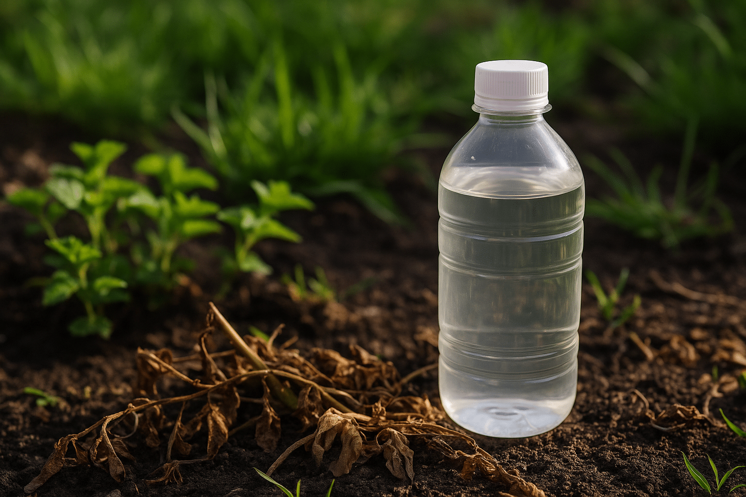Vinaigre blanc : le désherbant « naturel » qui pourrait tuer votre sol